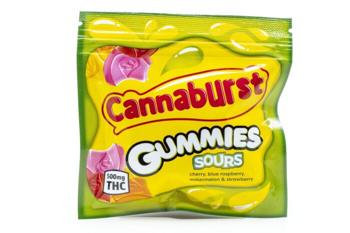 Cannaburst Gummies Sours 300mg THC