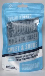 Sugar Stoned Blue Raspberry Belts 300MG