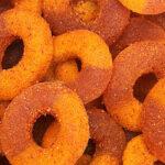 High Voltage Sour Chamoy Peach Gummies 200mg