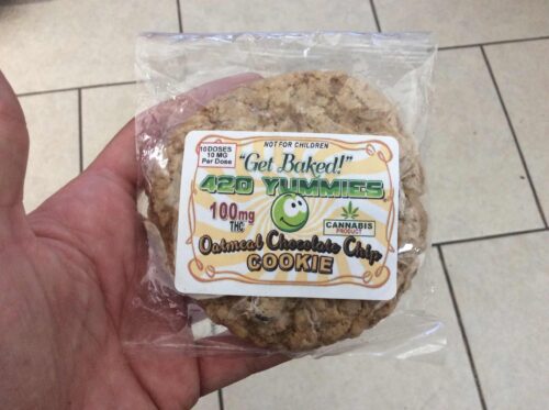 Yummie - Oatmeal chocolate chip  Cookie 100mg