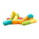 High Voltage Sour Worms Gummies 200mg