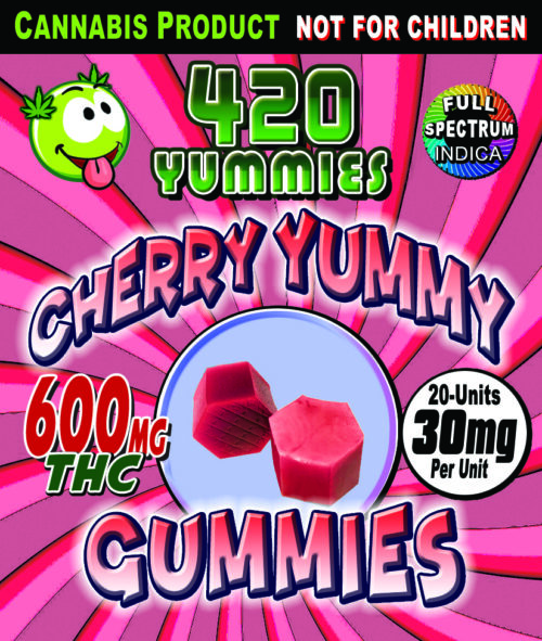 420 Yummies - Cherry Gummies 600mg
