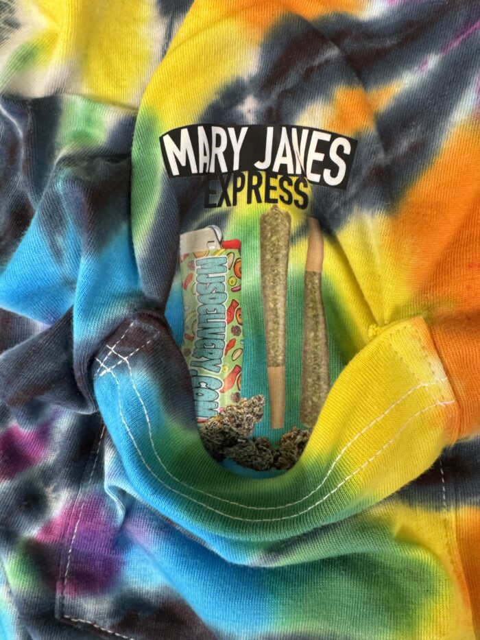 Mary Janes Express Pocket T-Shirt — Tie-Dye Edition - Image 3