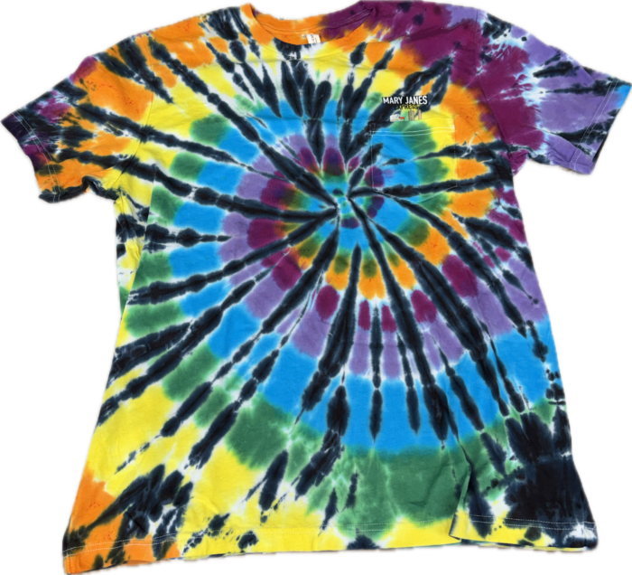 Mary Janes Express Pocket T-Shirt — Tie-Dye Edition - Image 2
