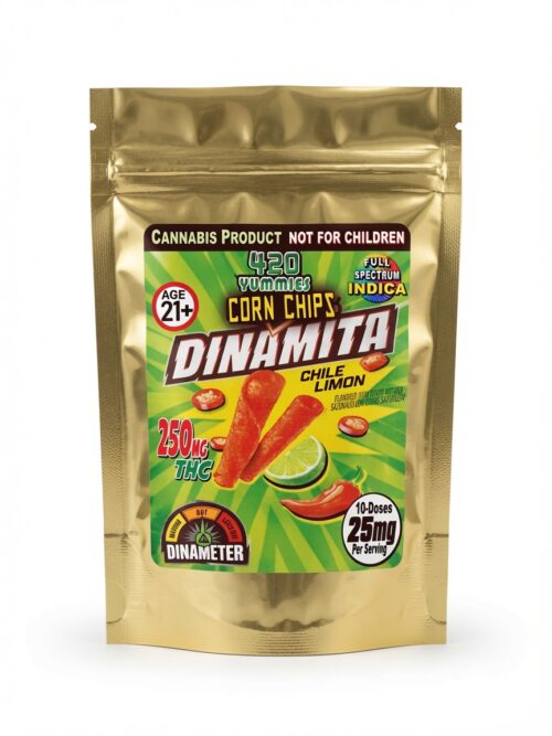 Dinamita Chile Limon Corn Chips 250mg