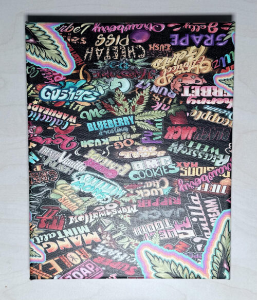 Mary Janes Psychedelic Strain Collage Wall Art Auction